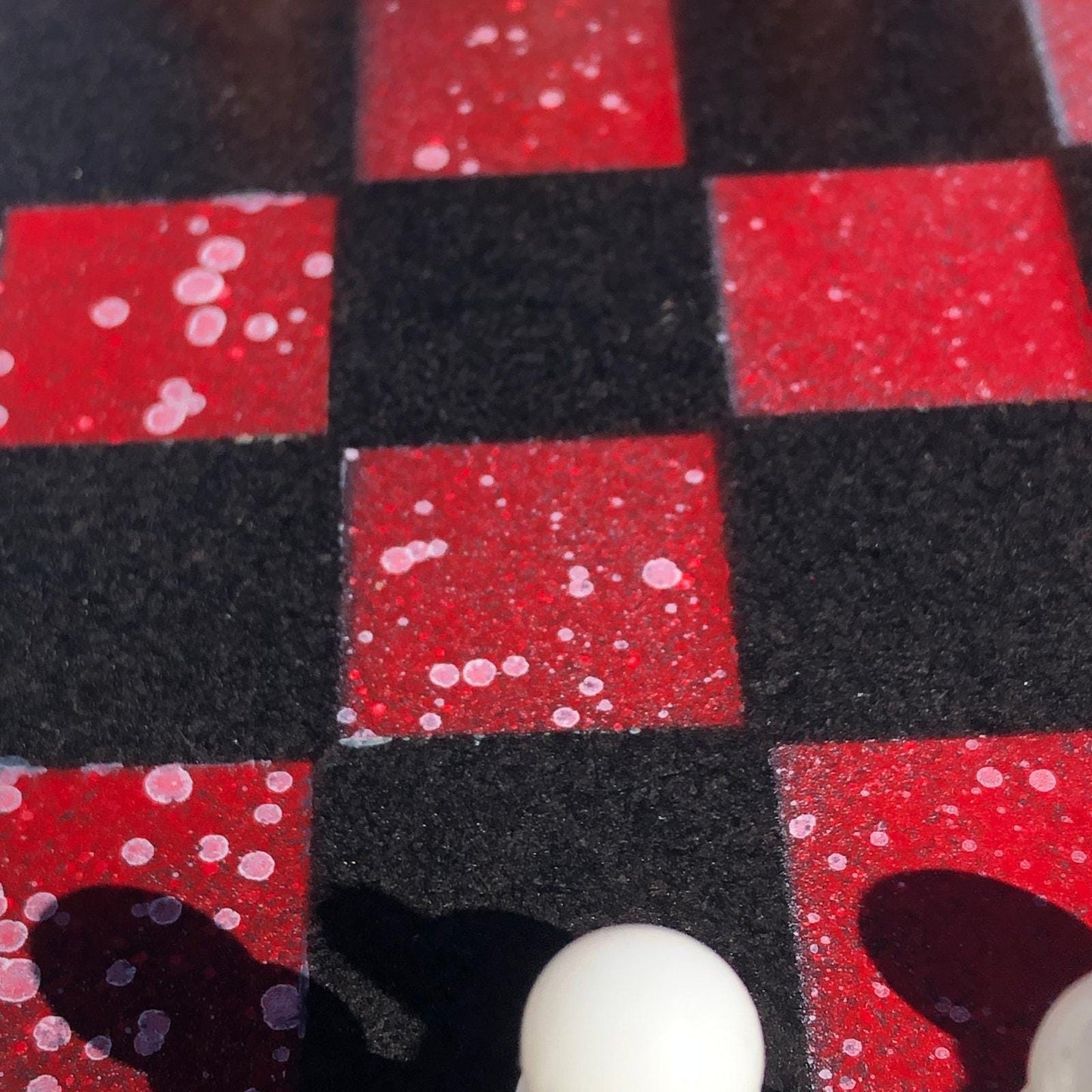 Chess Set - Fire Snow Opal Red