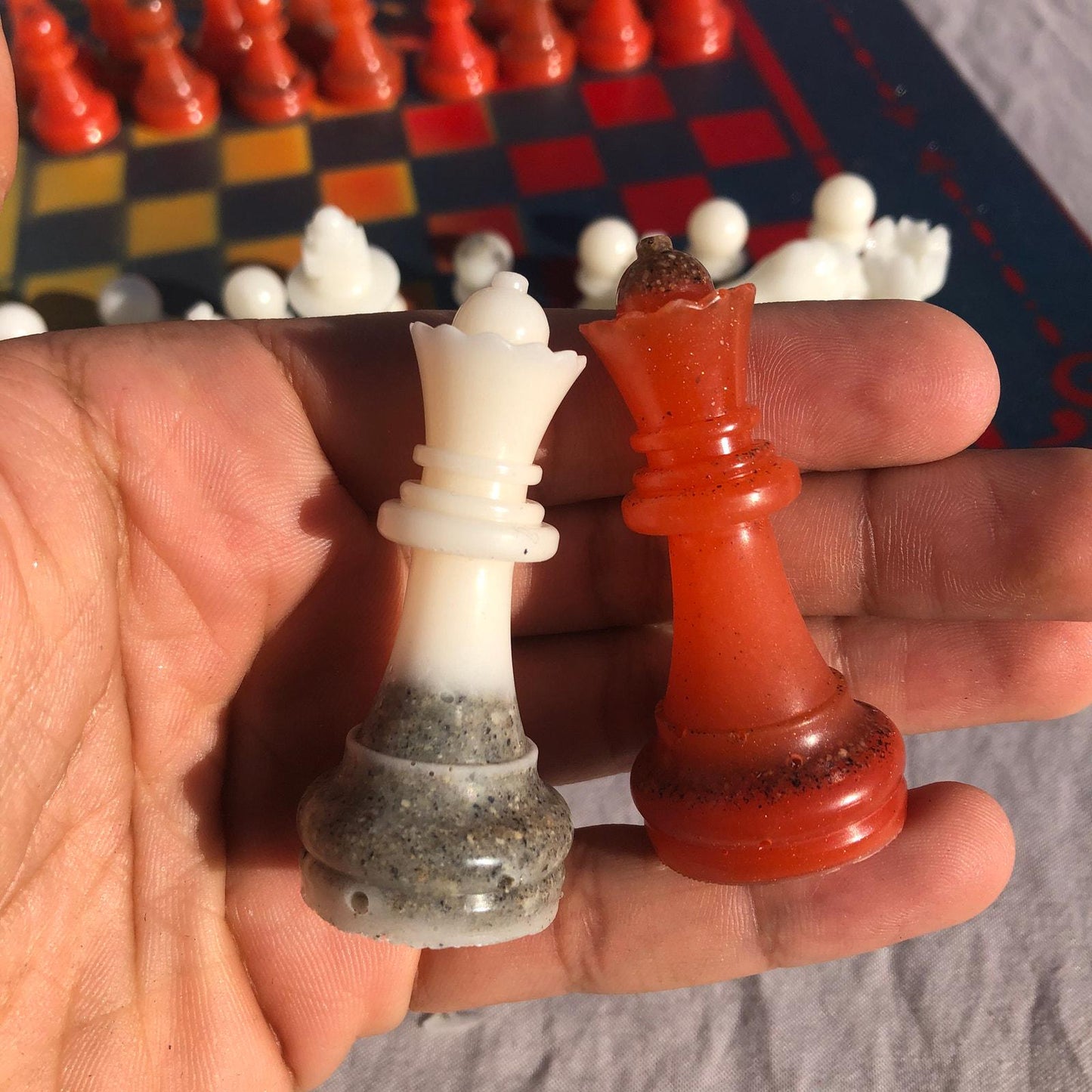 Chess Set - Deluxe Opal