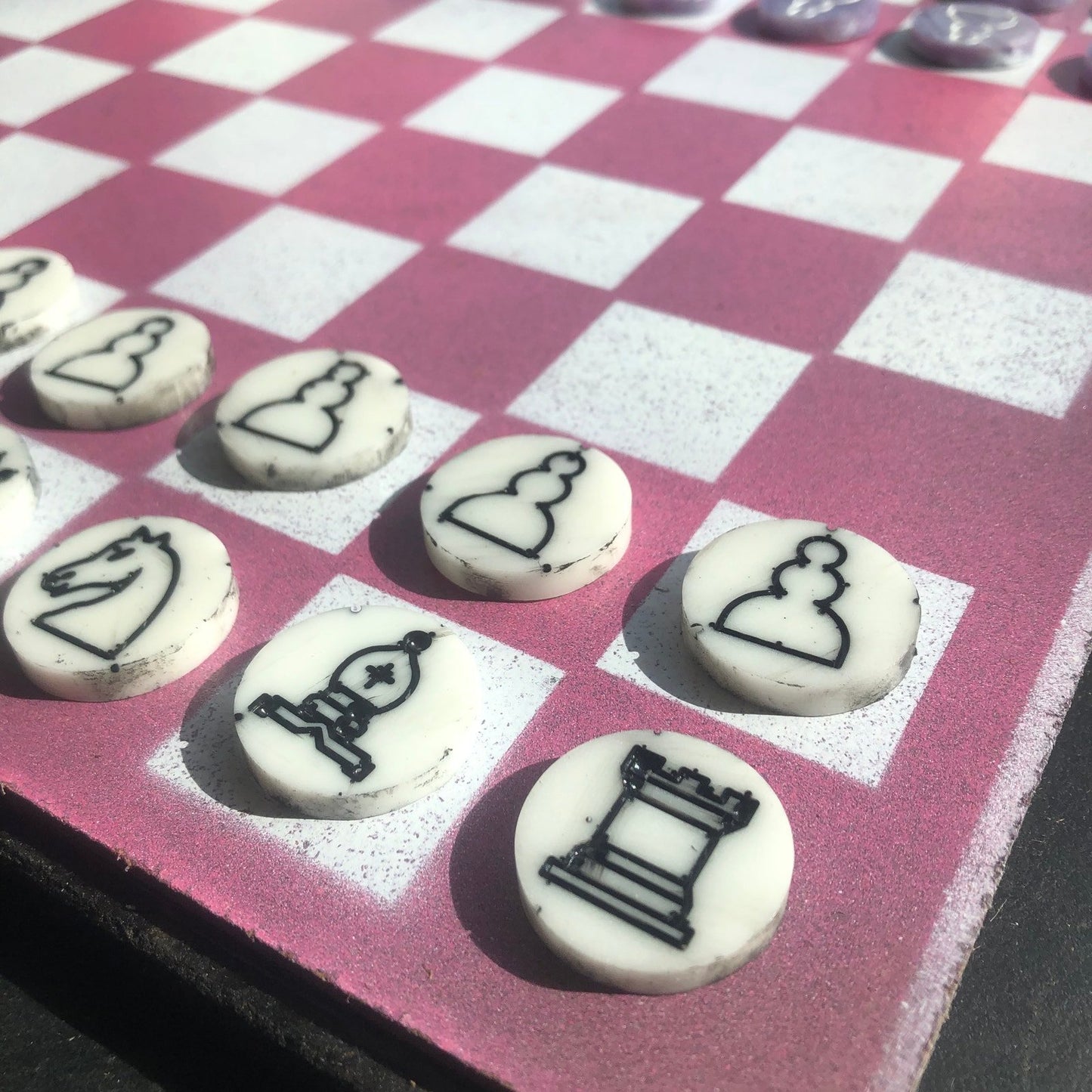 Chess Set - Pink Cotton Candy