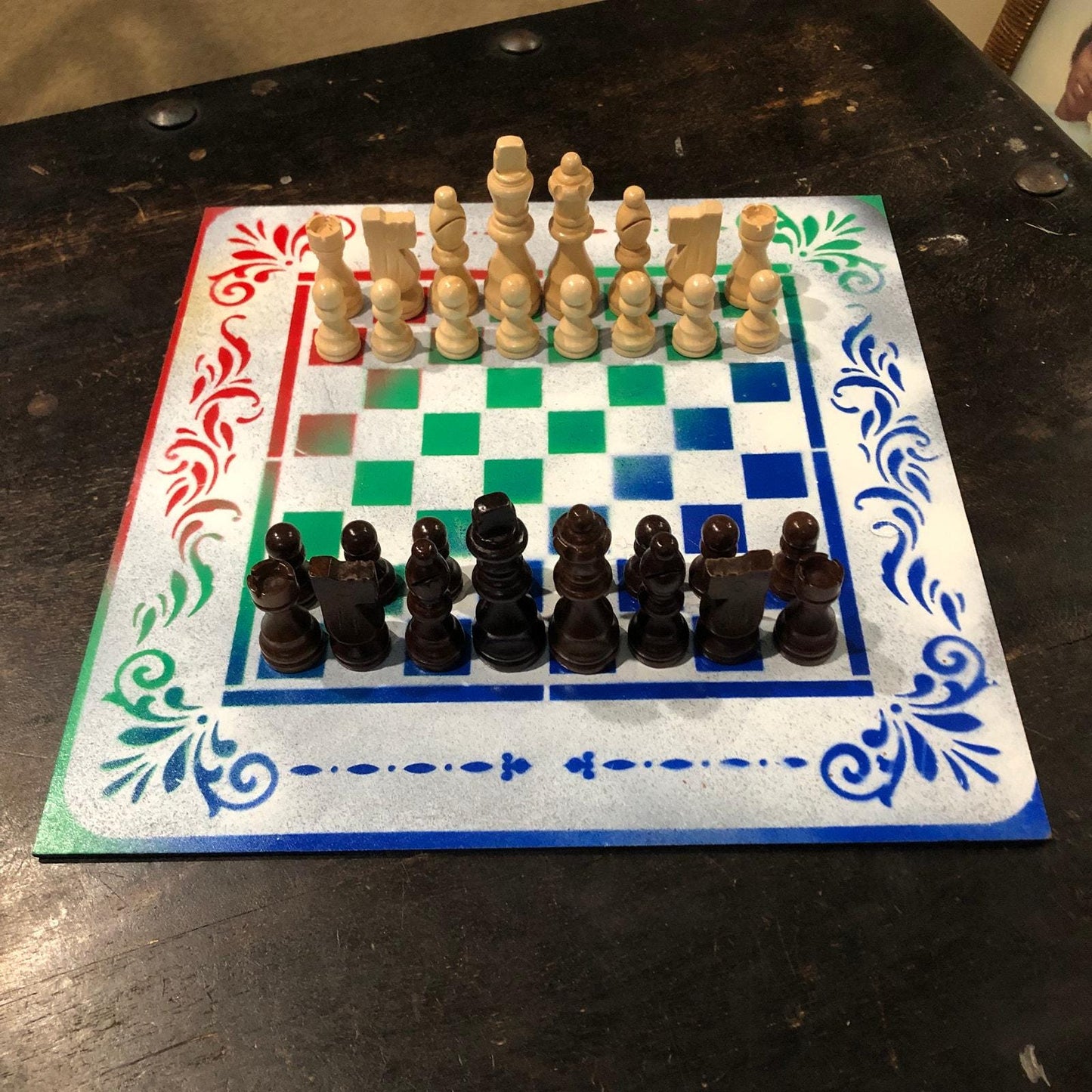 Chess Set - Rainbow Version