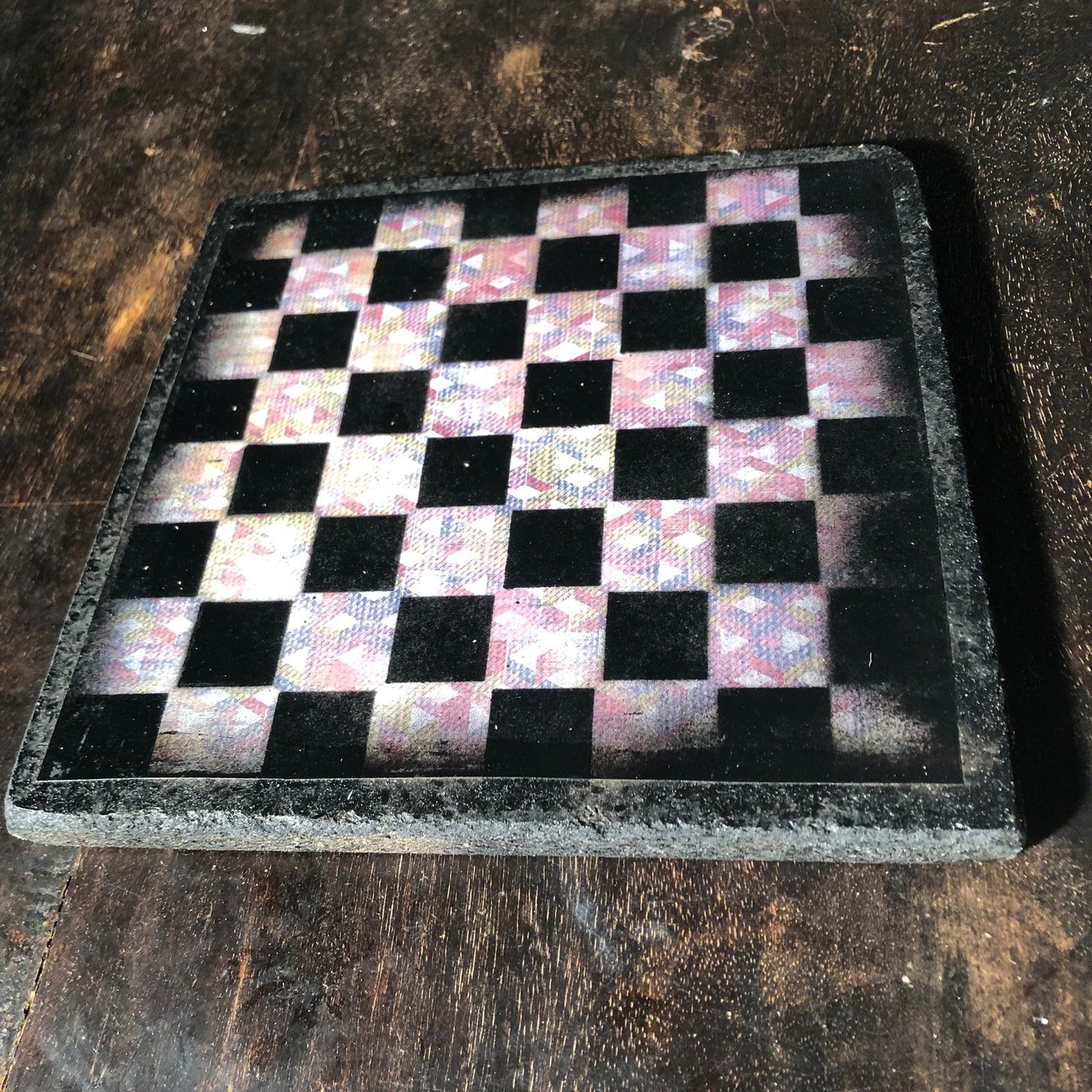 Scrapbook Chess Set - Vintage Violet