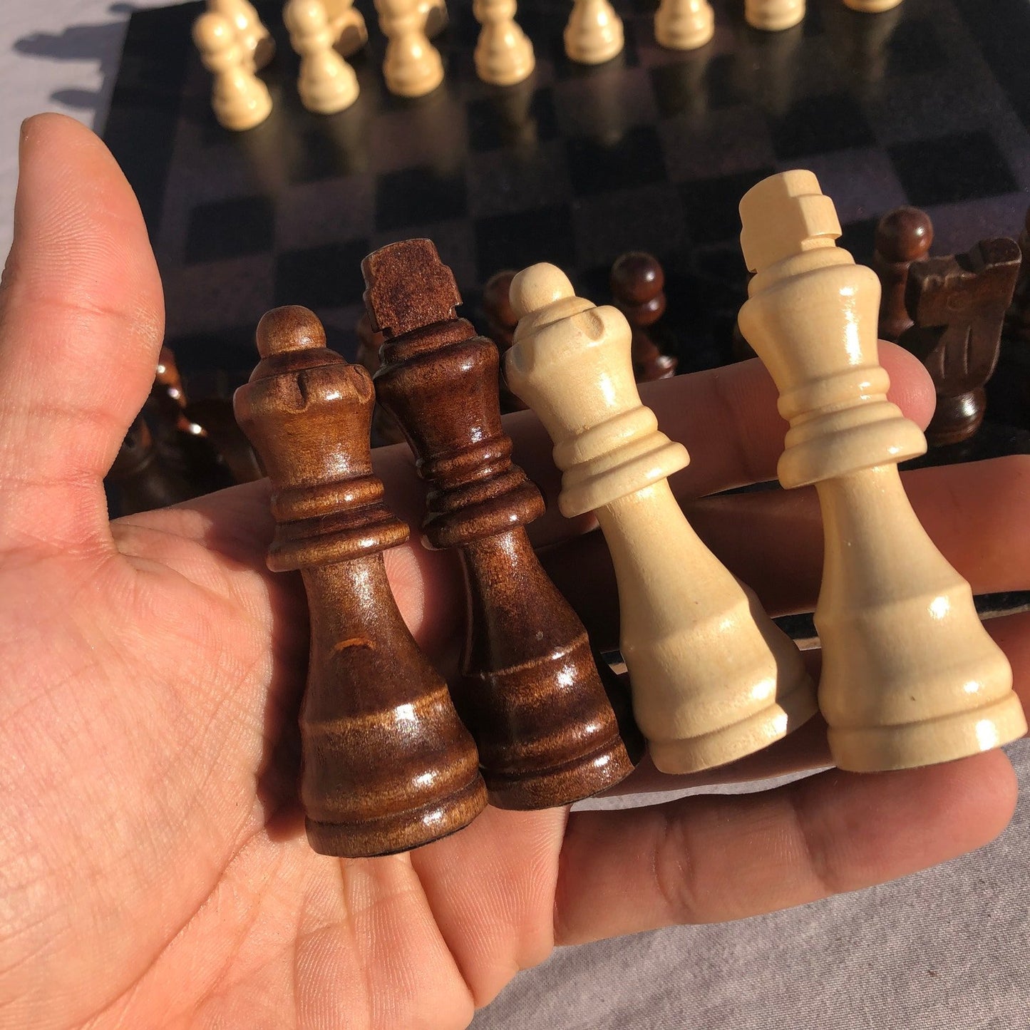 Chess Set - Dark Fools Gold