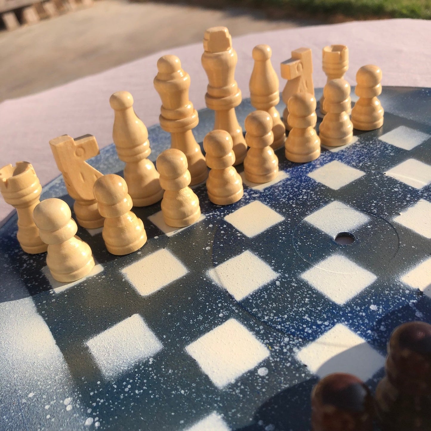 Vinyl Chess Set - Snowy Falls