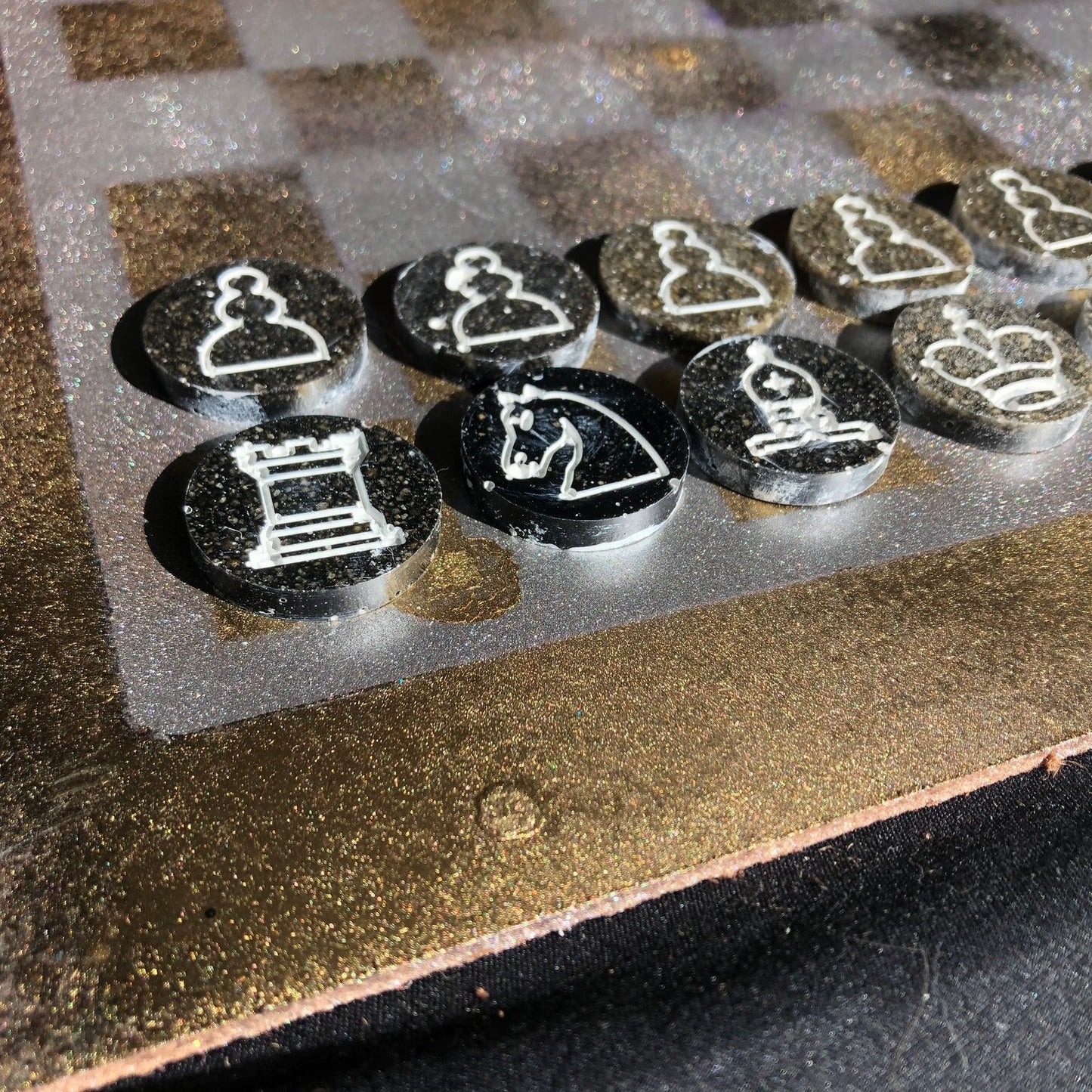 Chess Set - Rustic Metallic