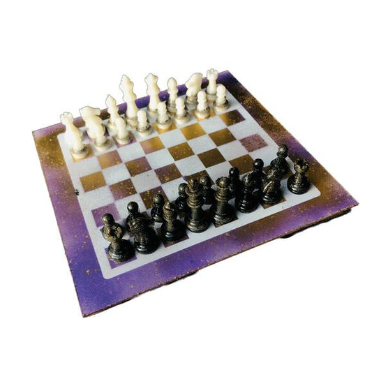 Chess Set - Purple Gold Royal