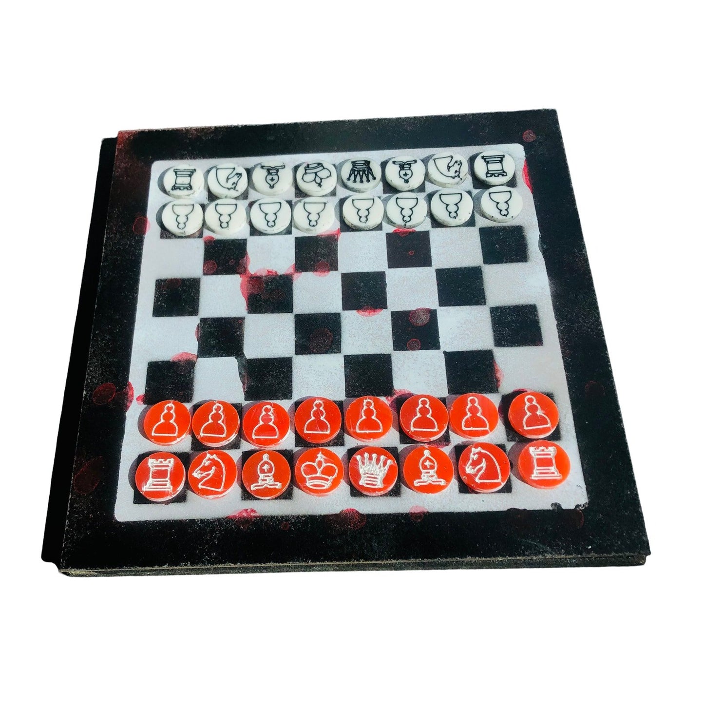 Chess Set - Checkered Vampire