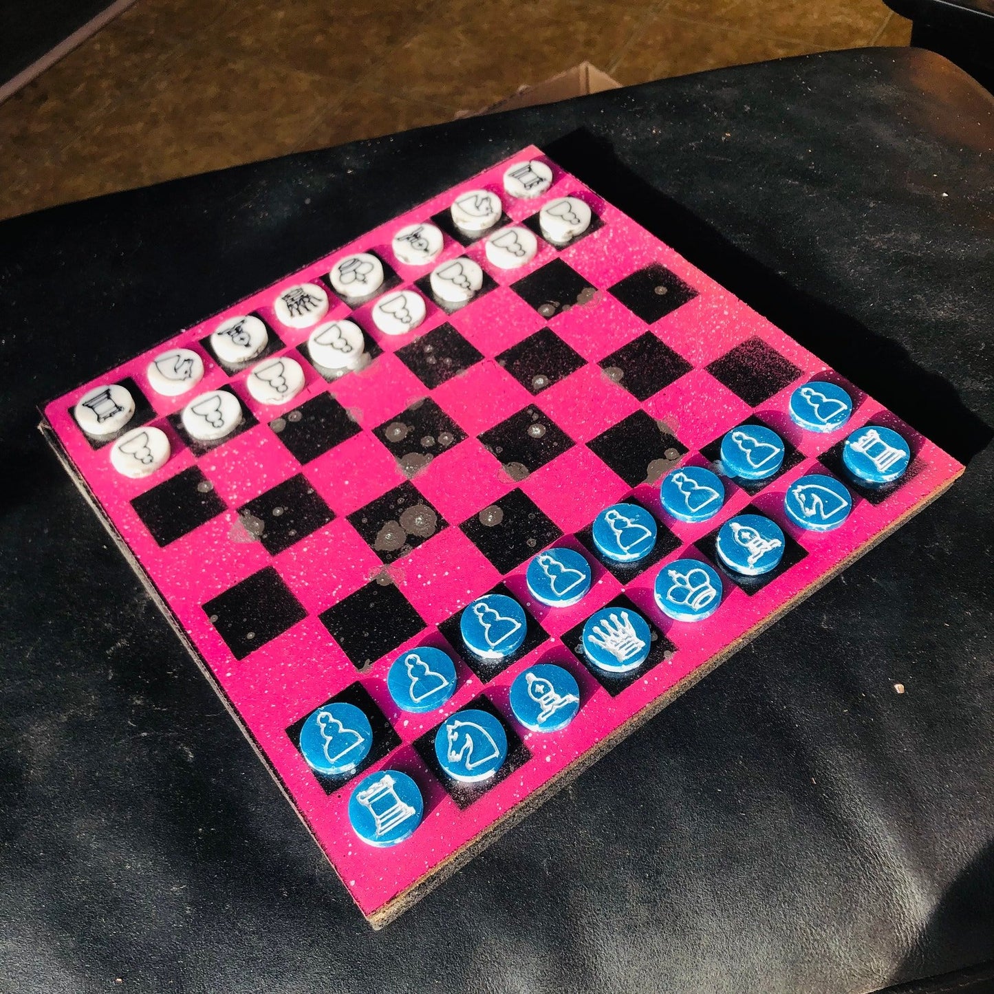 Chess Set - Vivid Pink