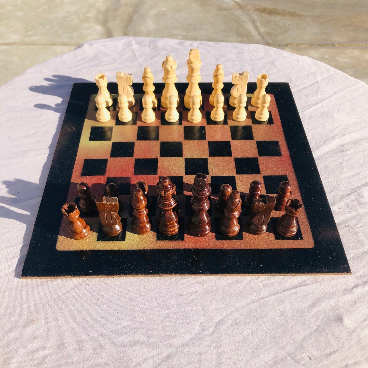 Chess Set - Rusting Bronze