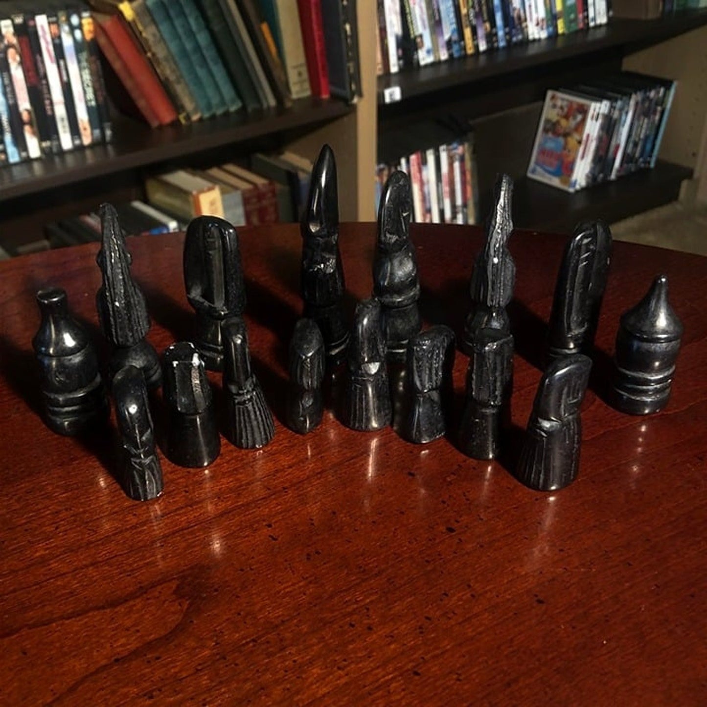 African Vintage Chess Set - Large Royal Chess Board