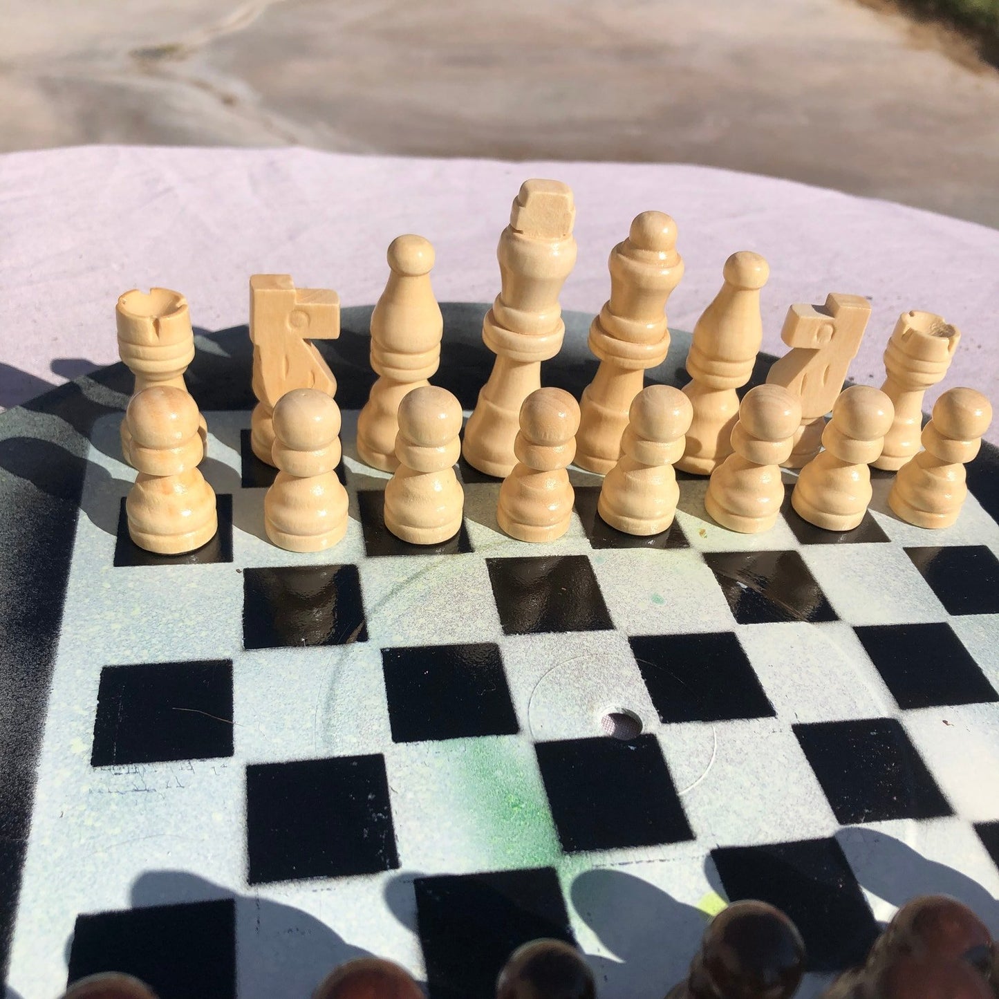 Vinyl Chess Set - Checkered Supreme