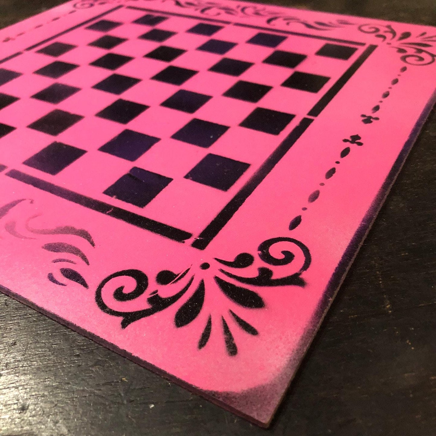 Chess Set - Hot Pink & Black