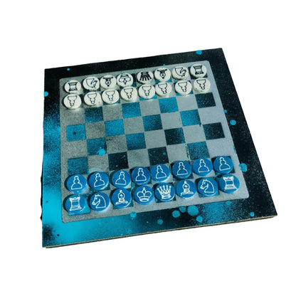 Chess Set - Space Blue