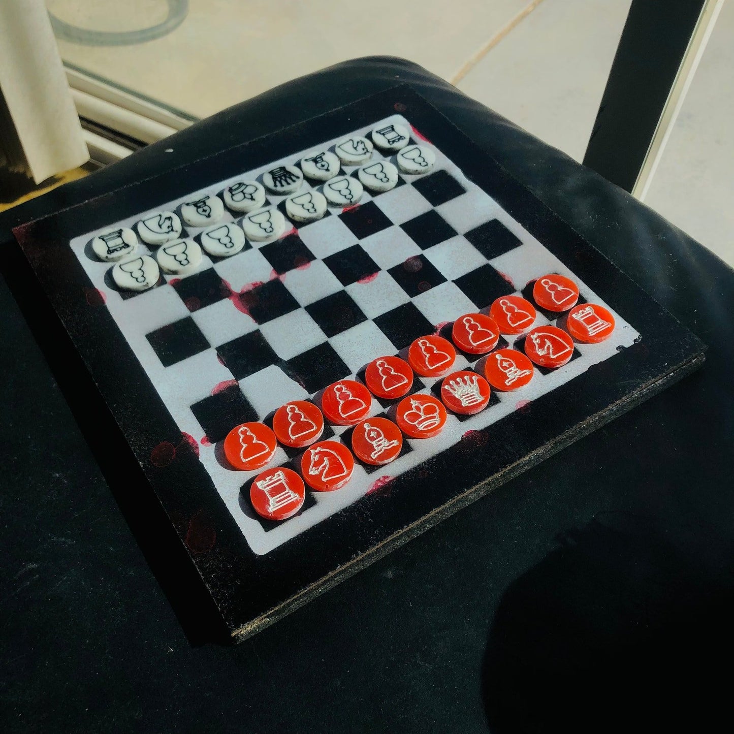 Chess Set - Checkered Vampire