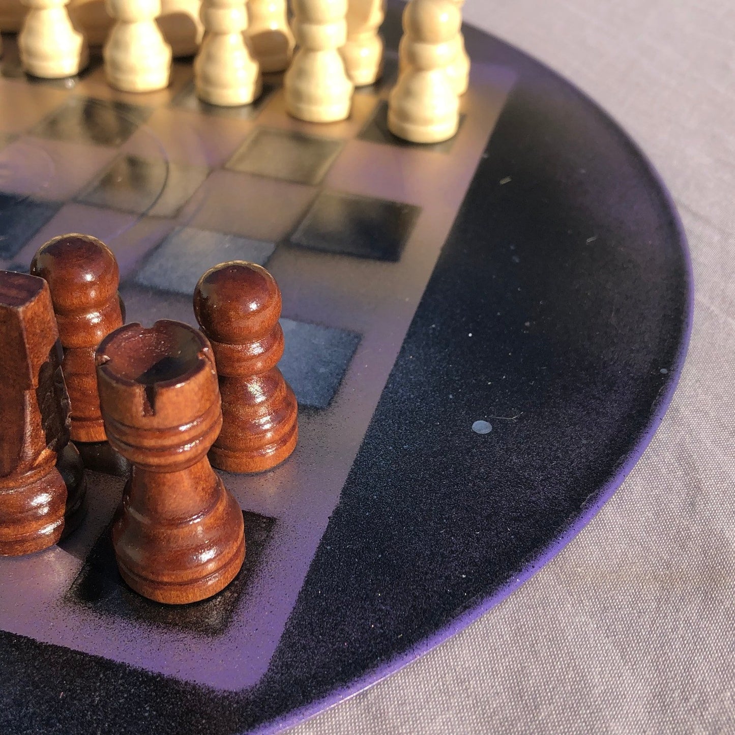 Vinyl Chess Set - Golden Space