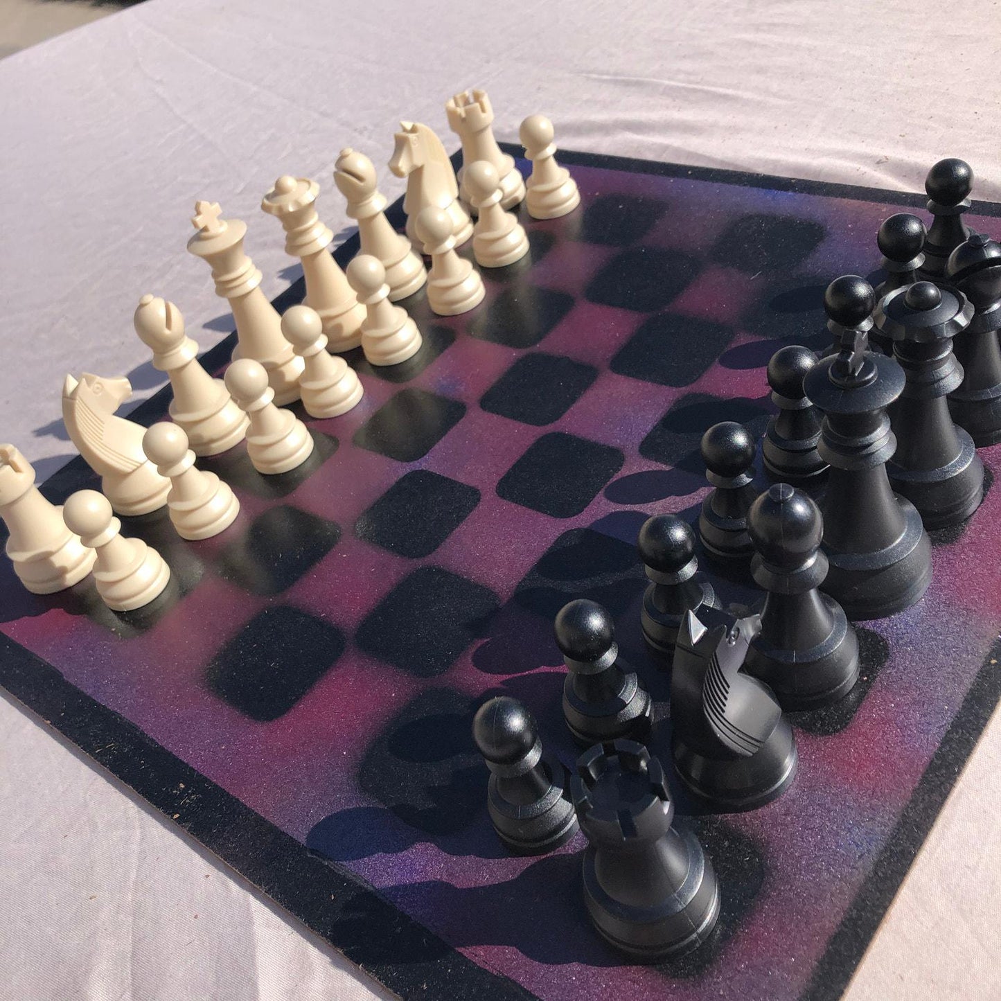 Large Chess Set - Mystic Purple