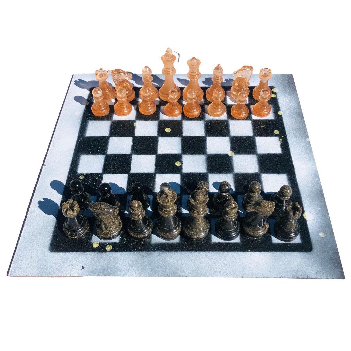 Chess Set - Amber Edition