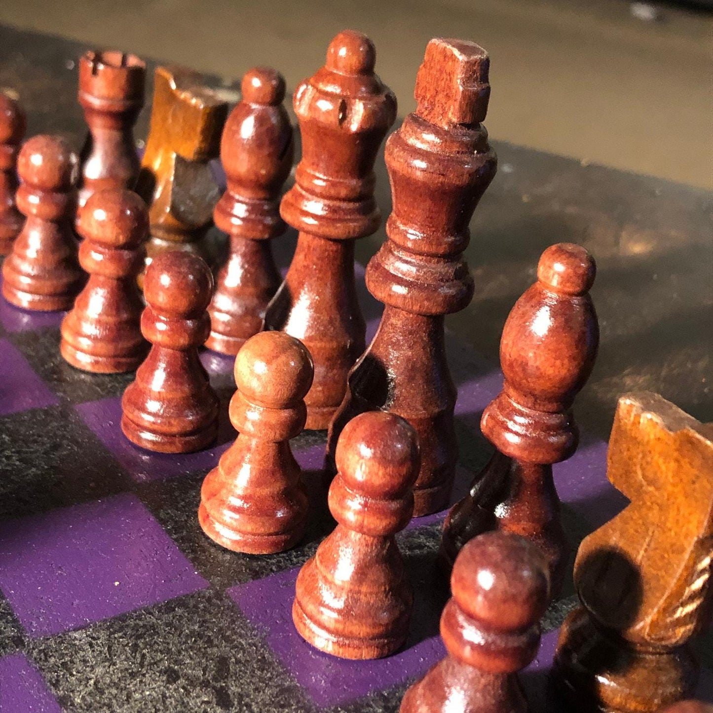 Chess Set - Dark Purple