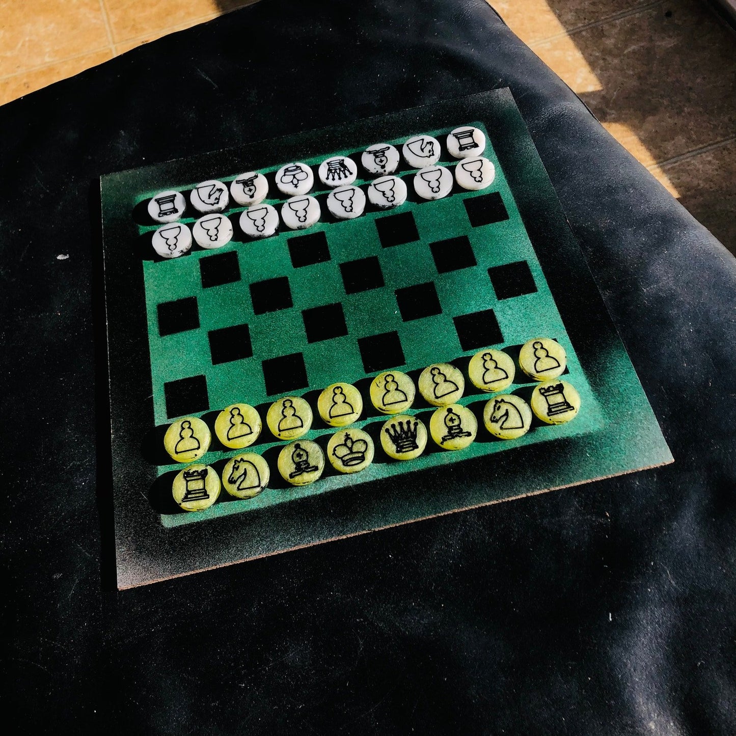 Chess Set - Deep Green