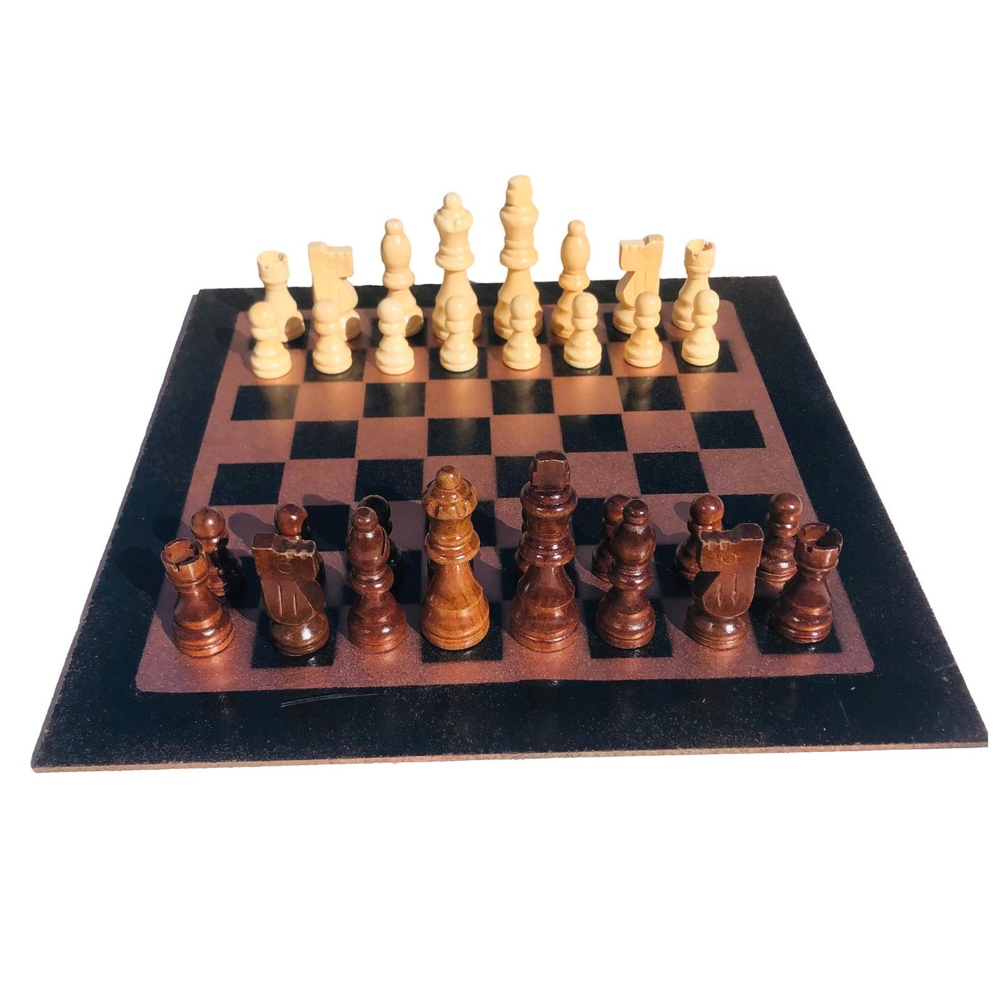 Chess Set - Bronze & Black