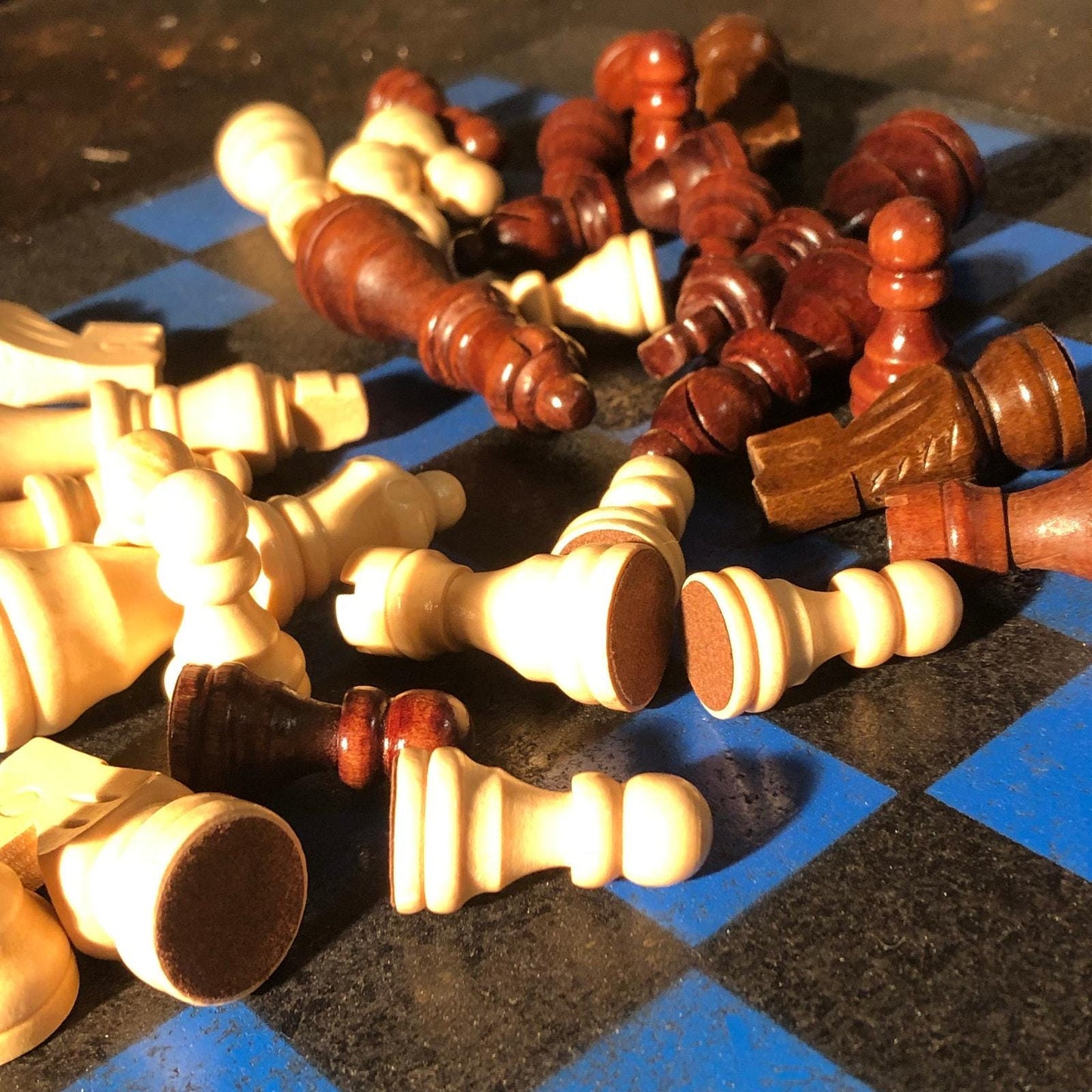 Chess Set - Black & Blue