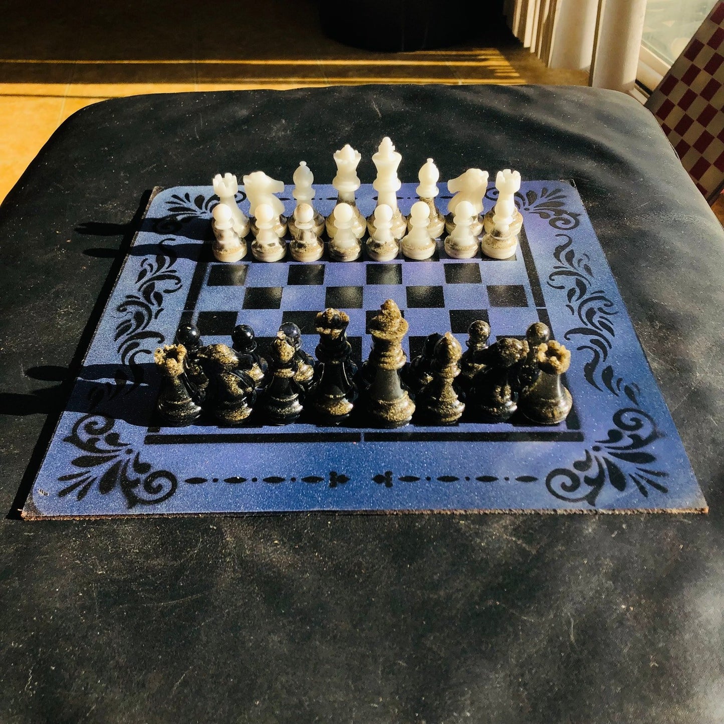 Chess Set - Drizzling Blue