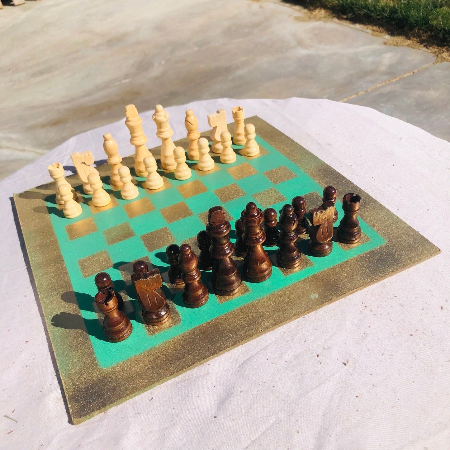 Chess Set - Golden Turf