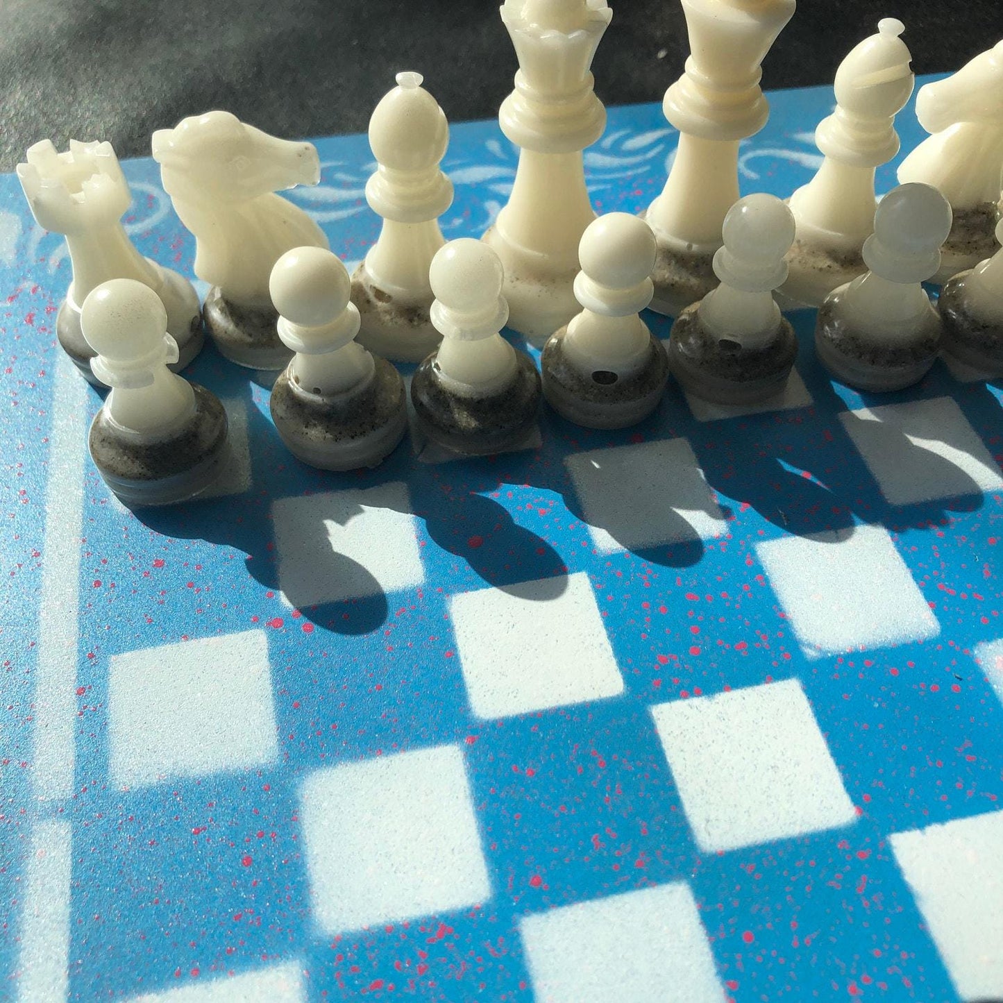 Chess Set - Sky Blue Royal