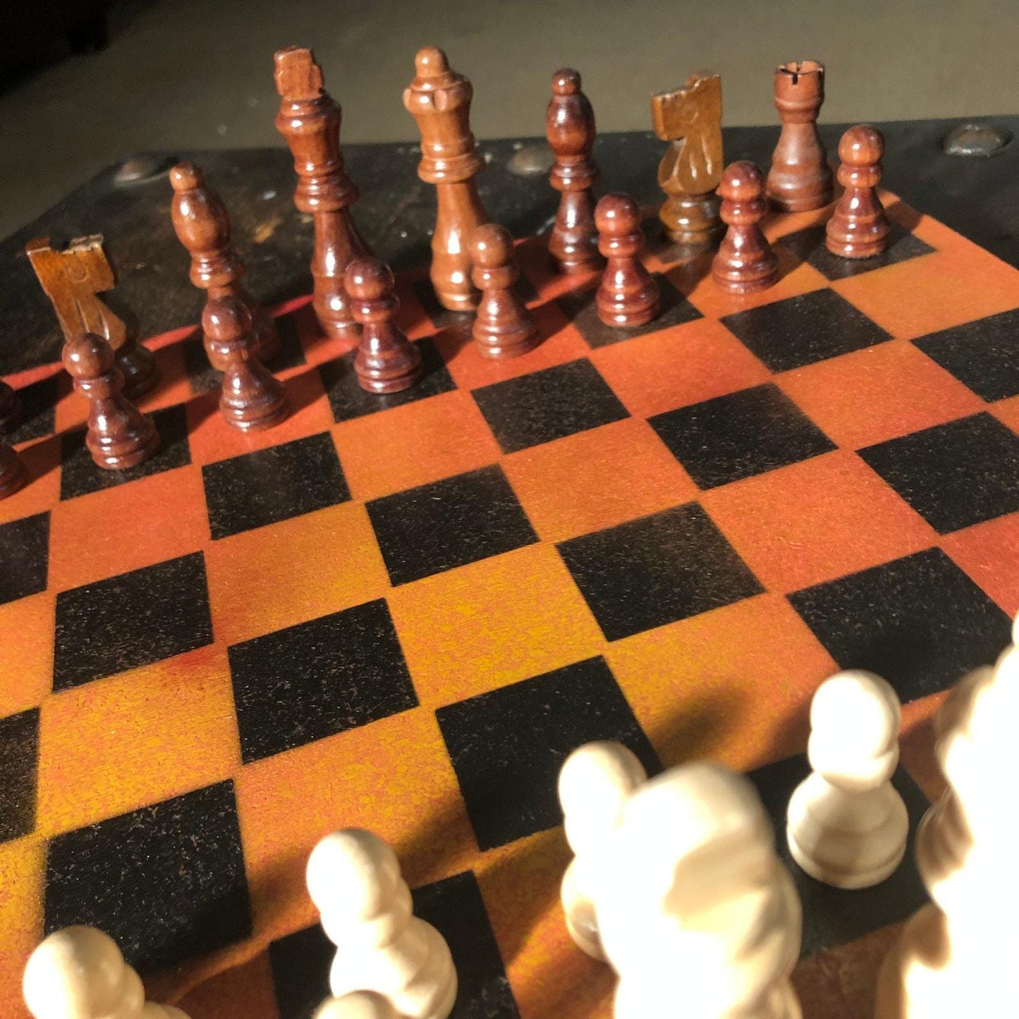 Chess Set - Sunset Orange Edition