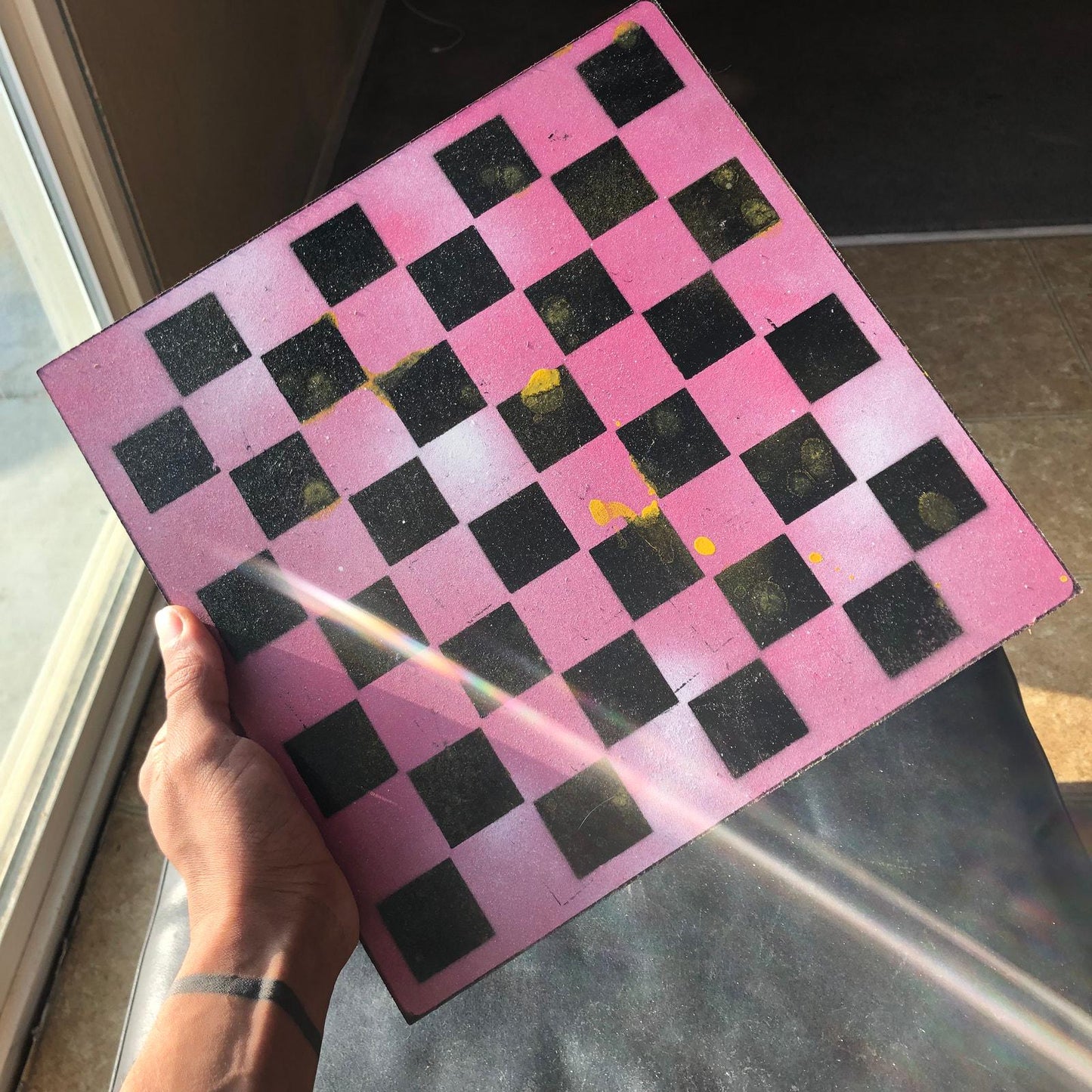 Chess Set - Pink & White