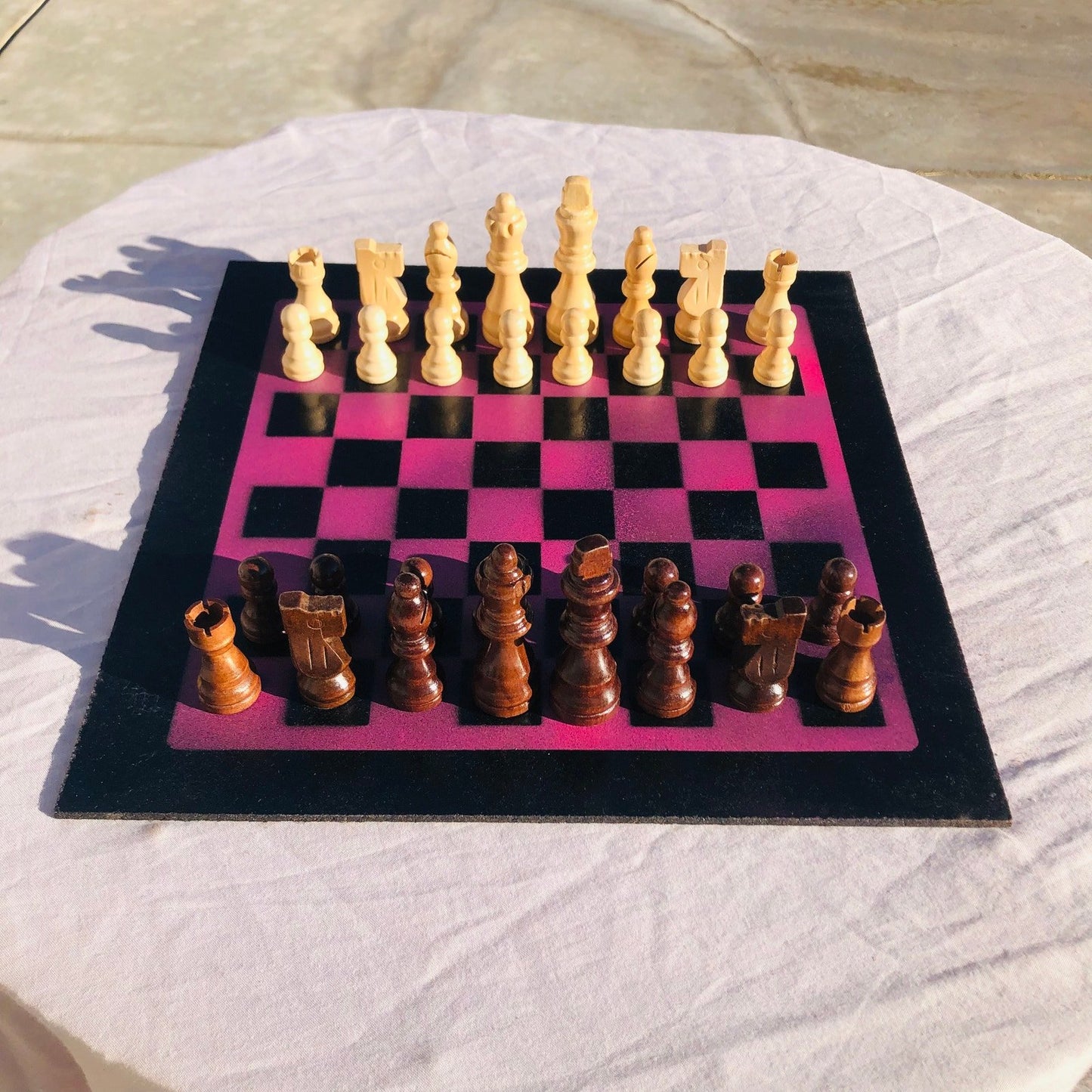 Chess Set - Simplistic Pink