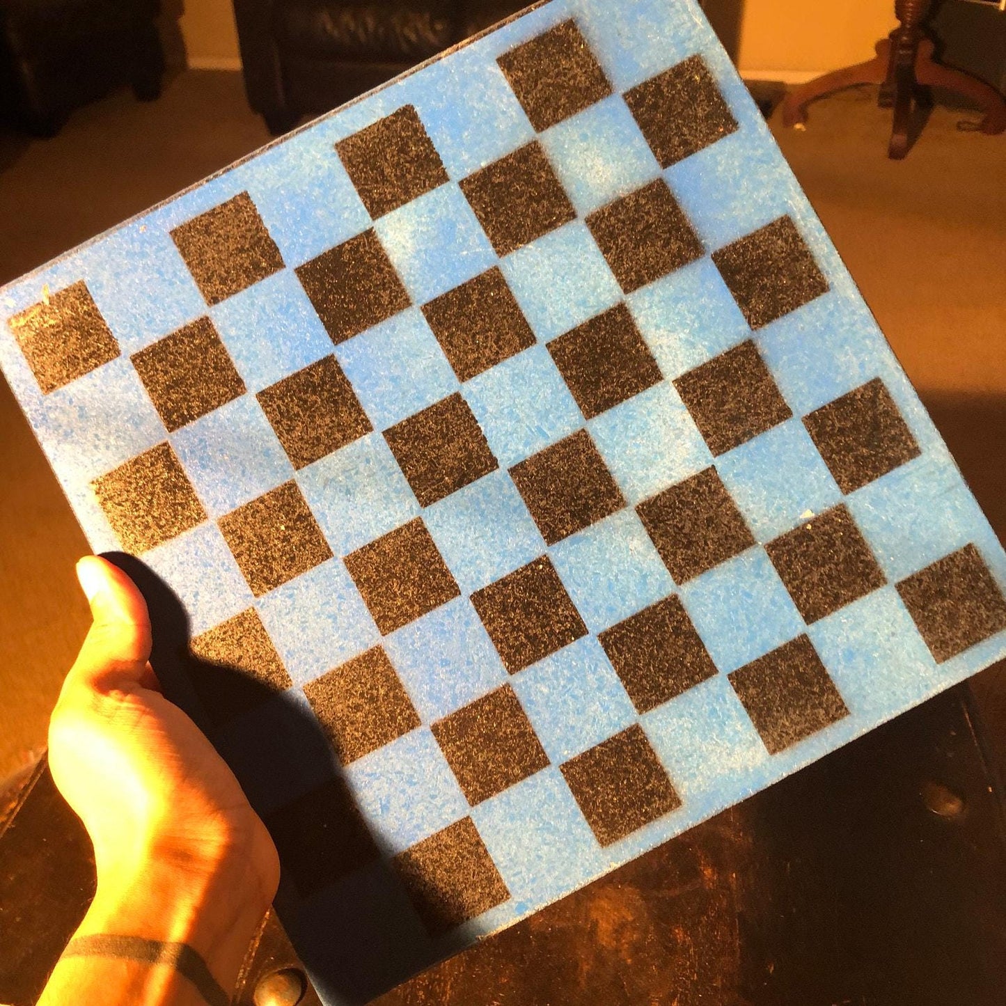 Chess Set - Blue Black Royal Edition