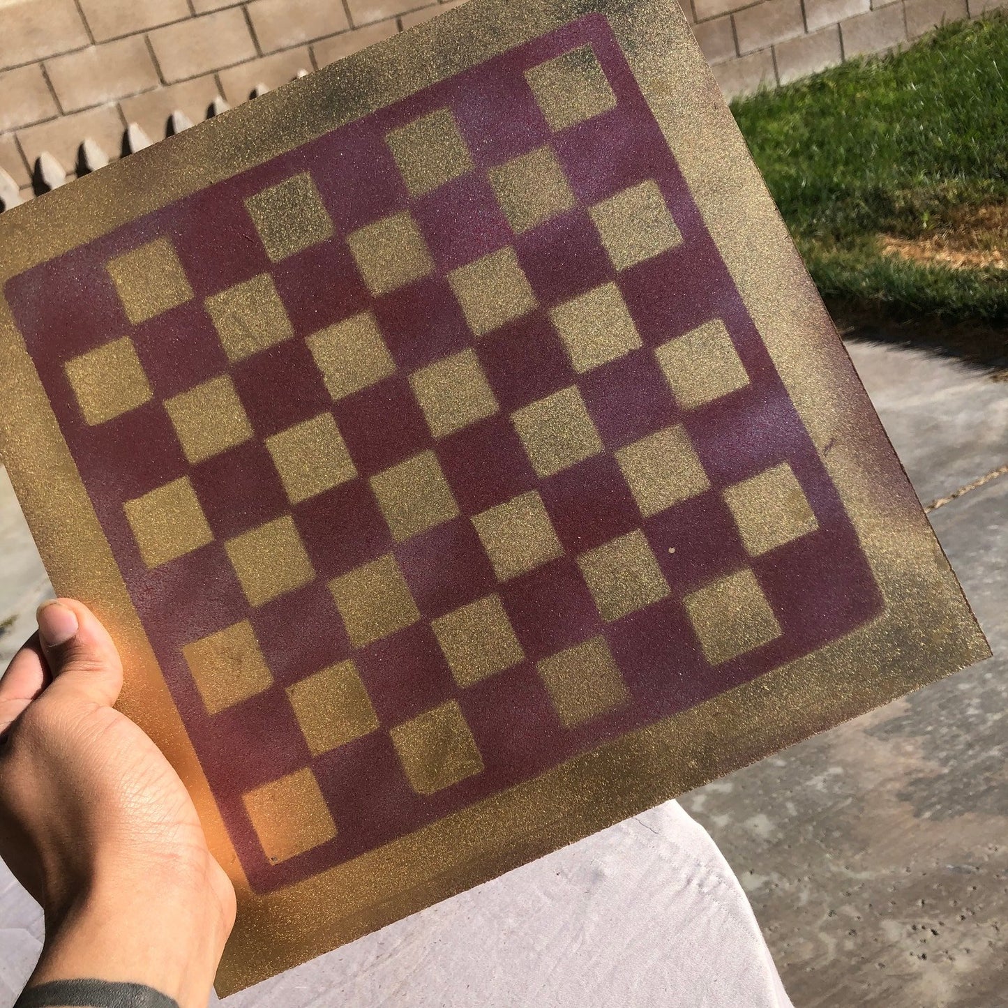 Chess Set - Violet Gold