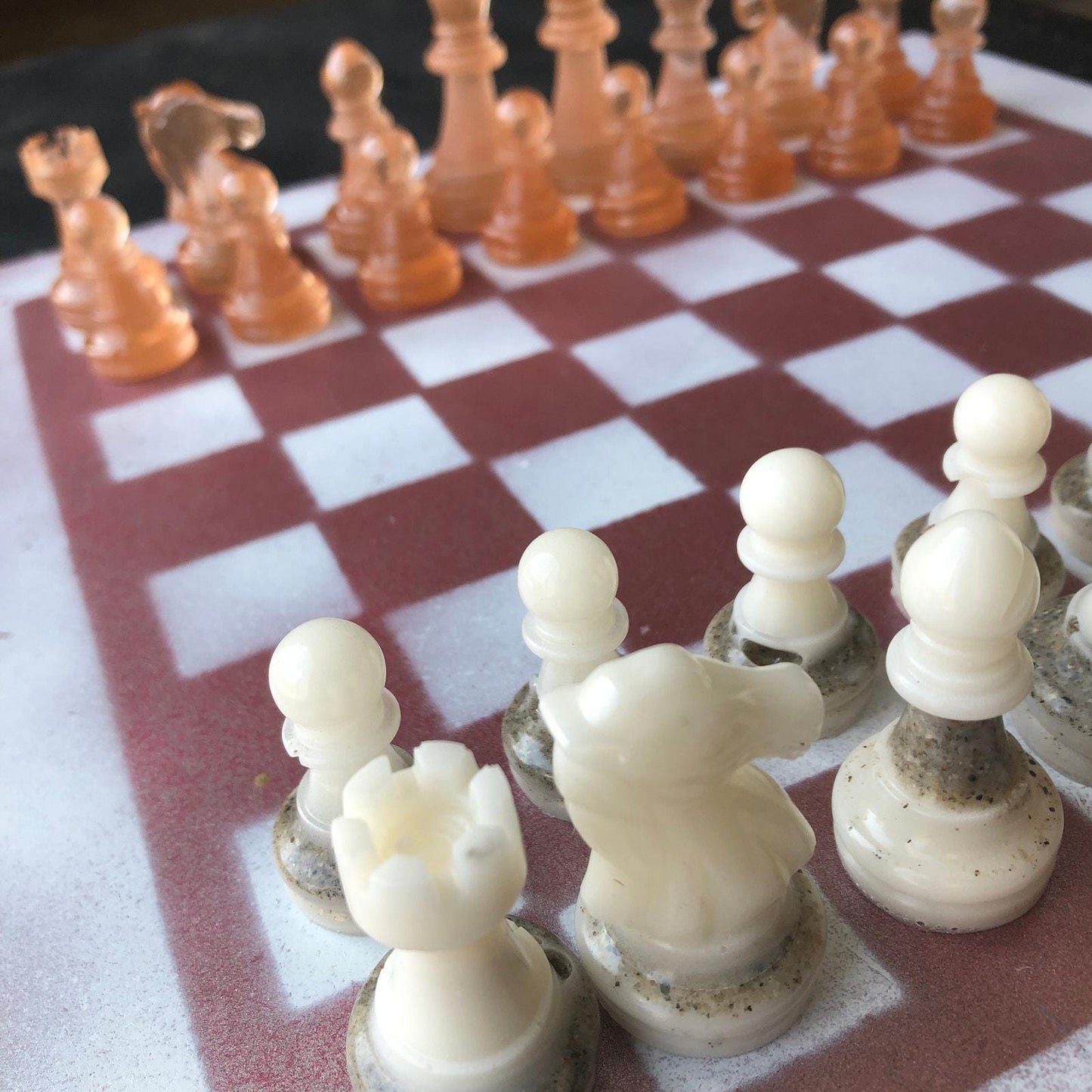 Chess Set - Fancy Rose Gold