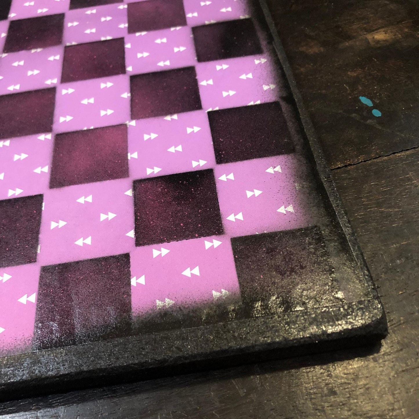 Scrapbook Chess Set - Purple Arrow