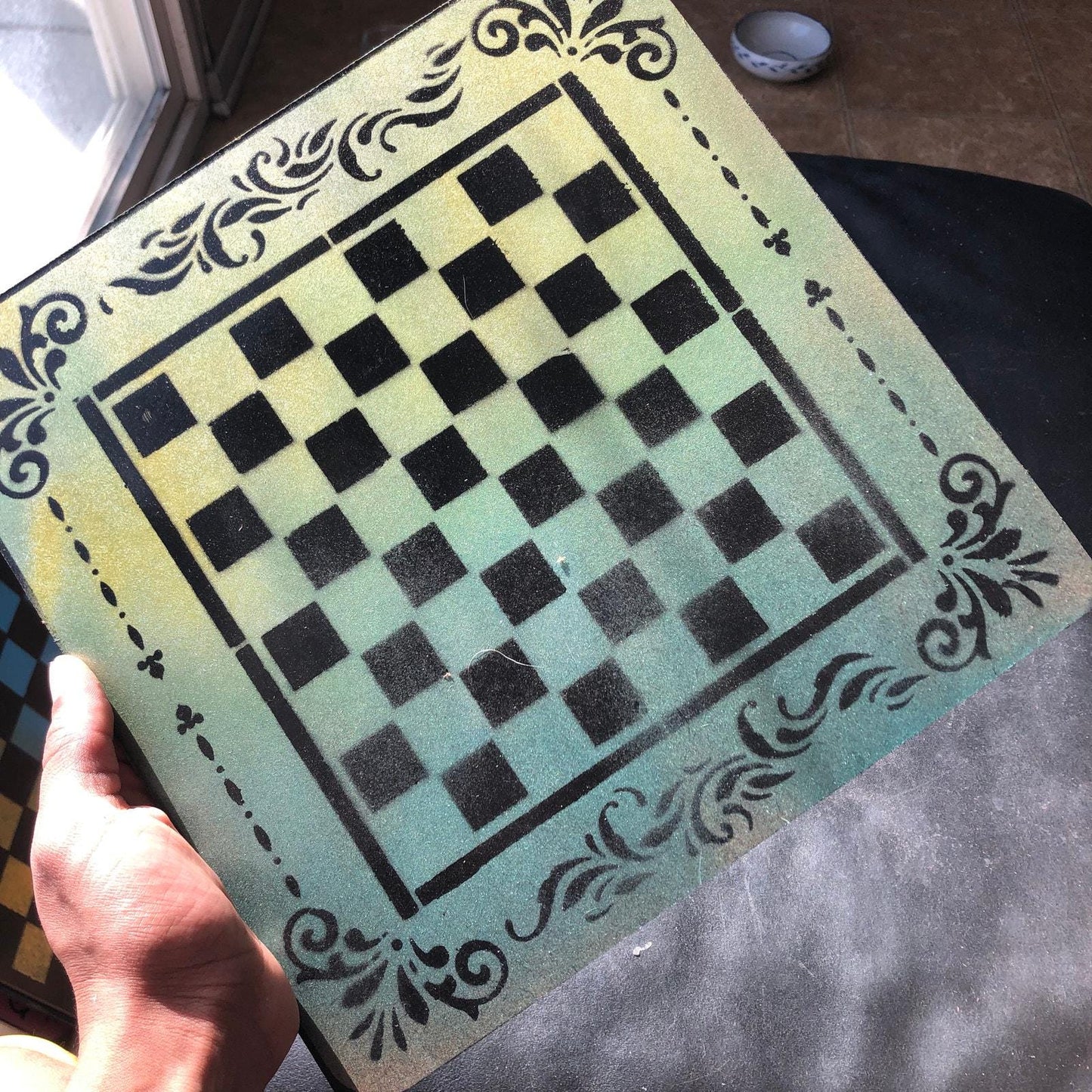 Chess Set - Precious Green Deluxe