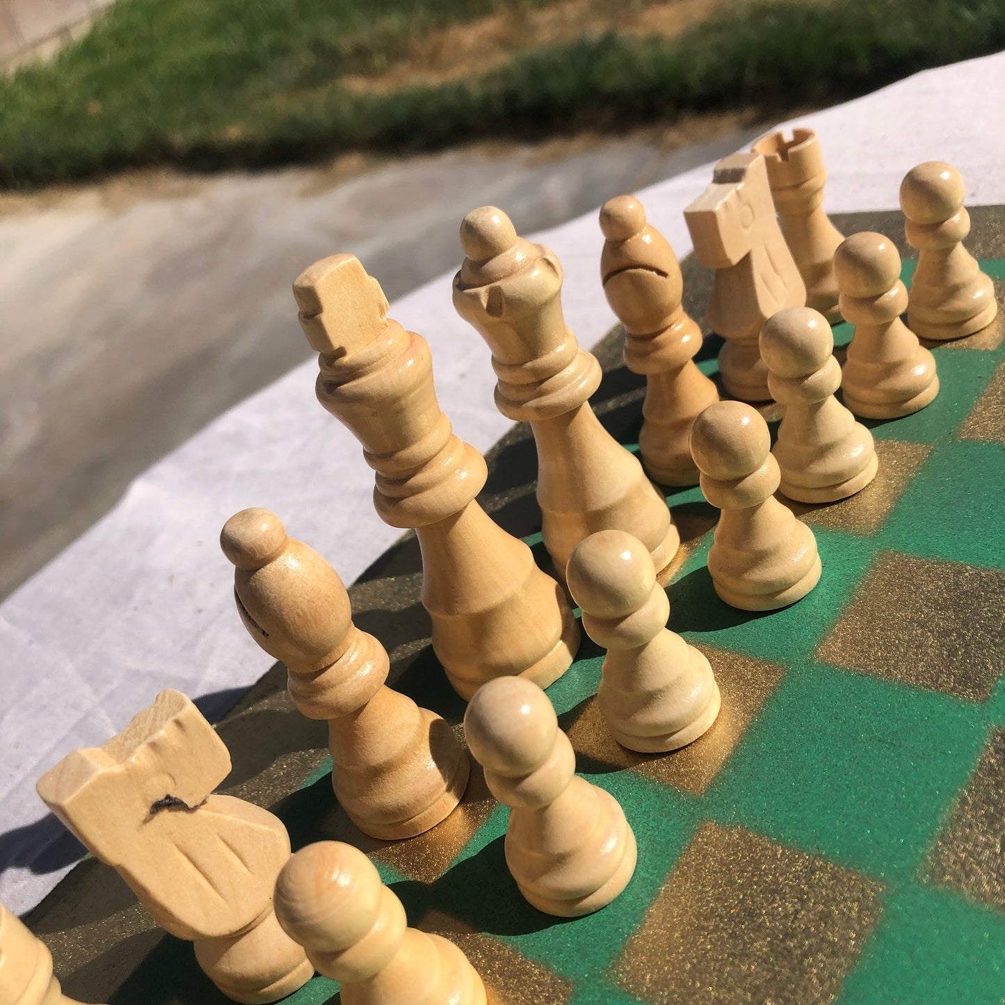 Chess Set - Golden Turf