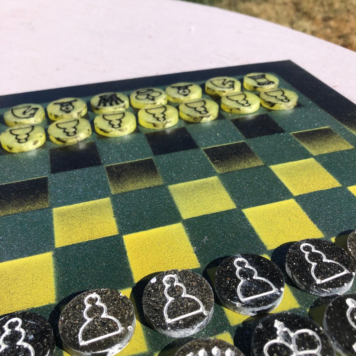 Chess Set - Green Bay Colors