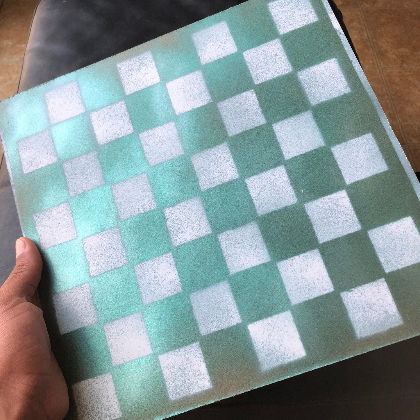 Chess Set - Green & White