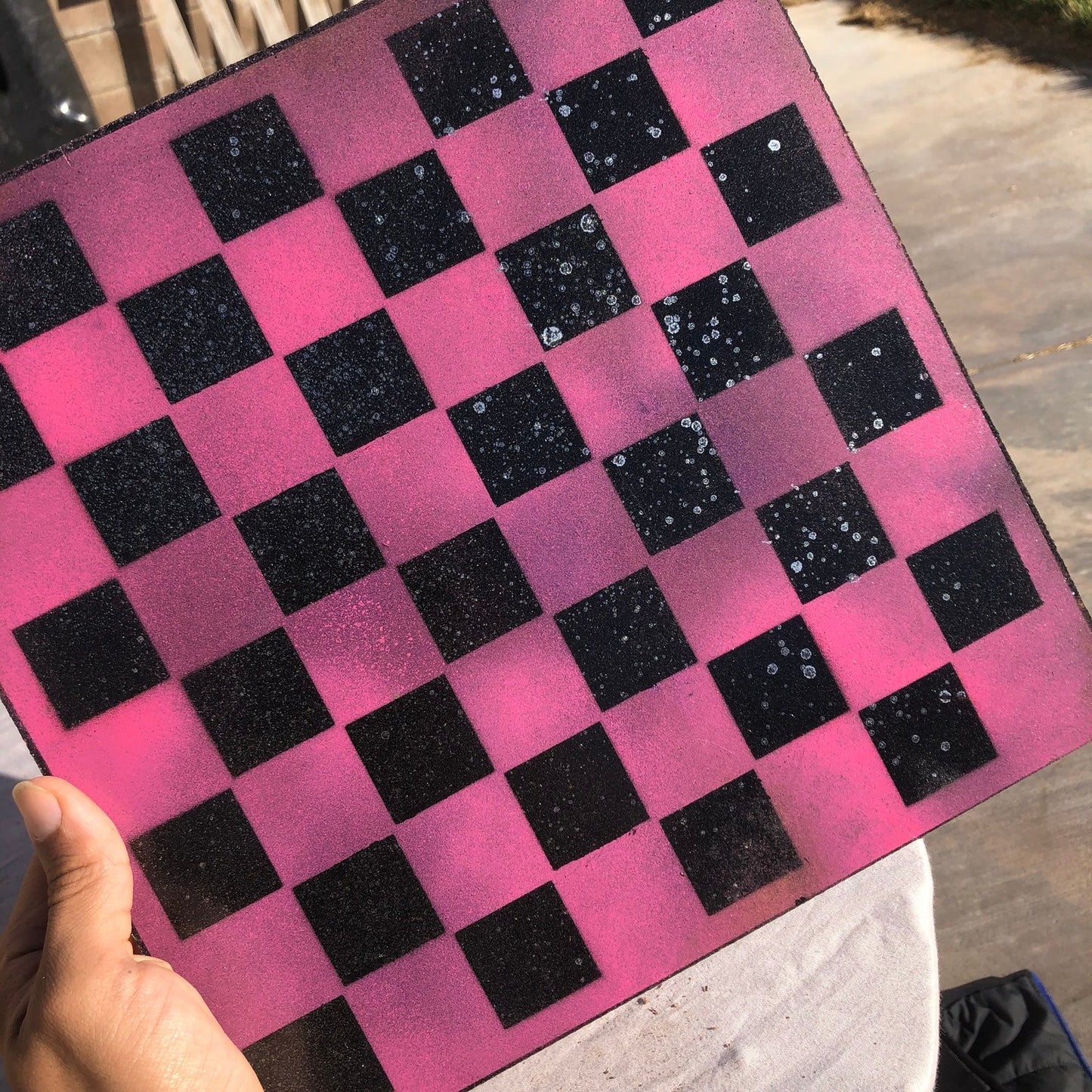 Chess Set - Hot Pink