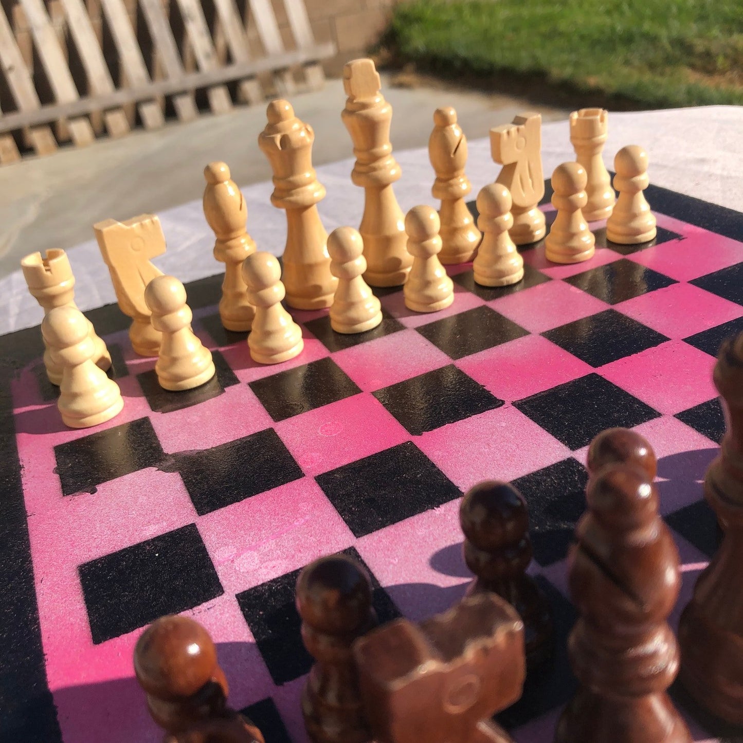 Chess Set - Classic Pink