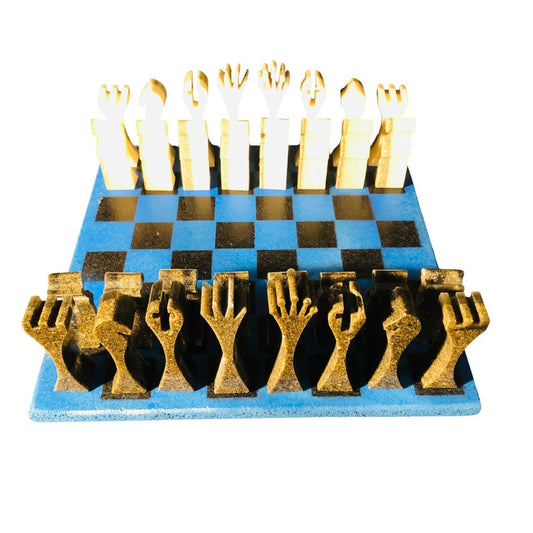 Chess Set - Blue Black Royal Edition